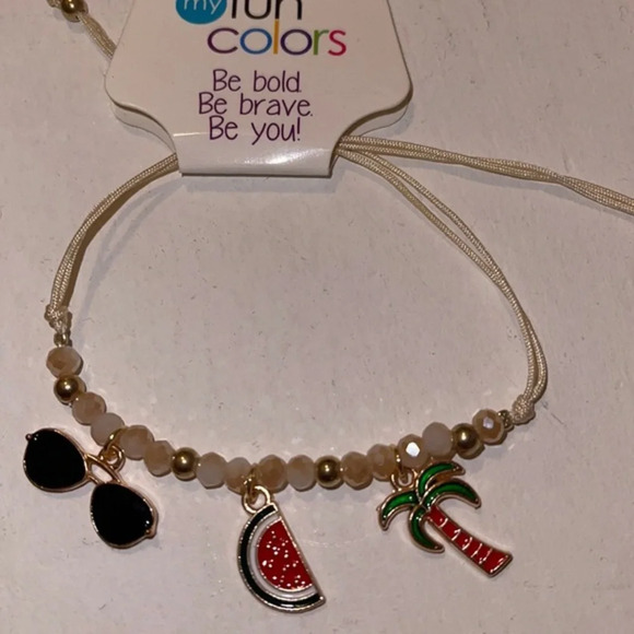 NWT summer beach charm bracelet - Picture 3 of 5